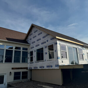 Outside remodel addition
