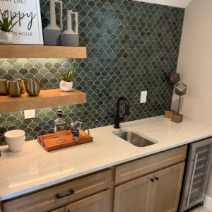 In home wetbar remodel